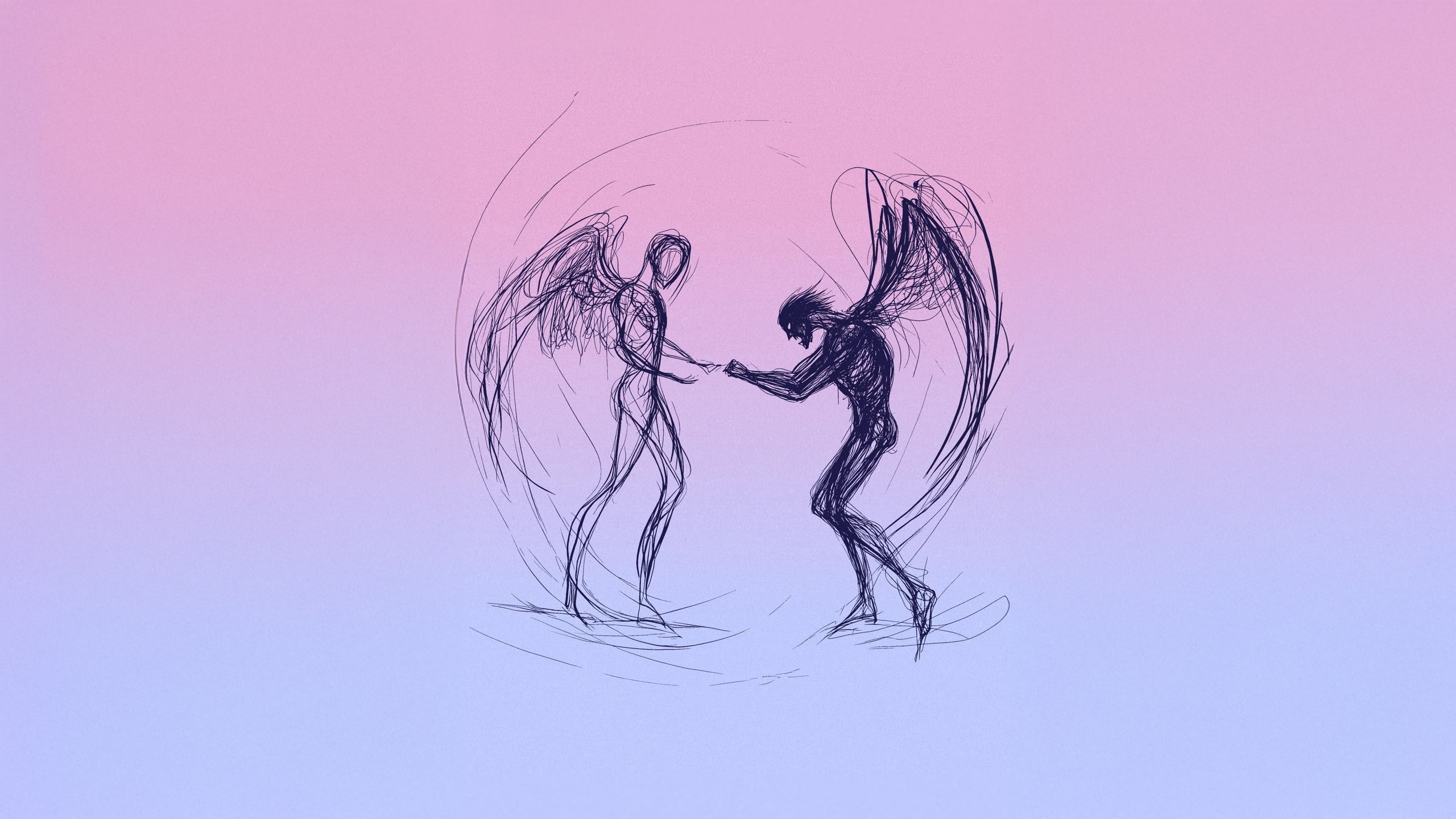 angels & demons wide artwork