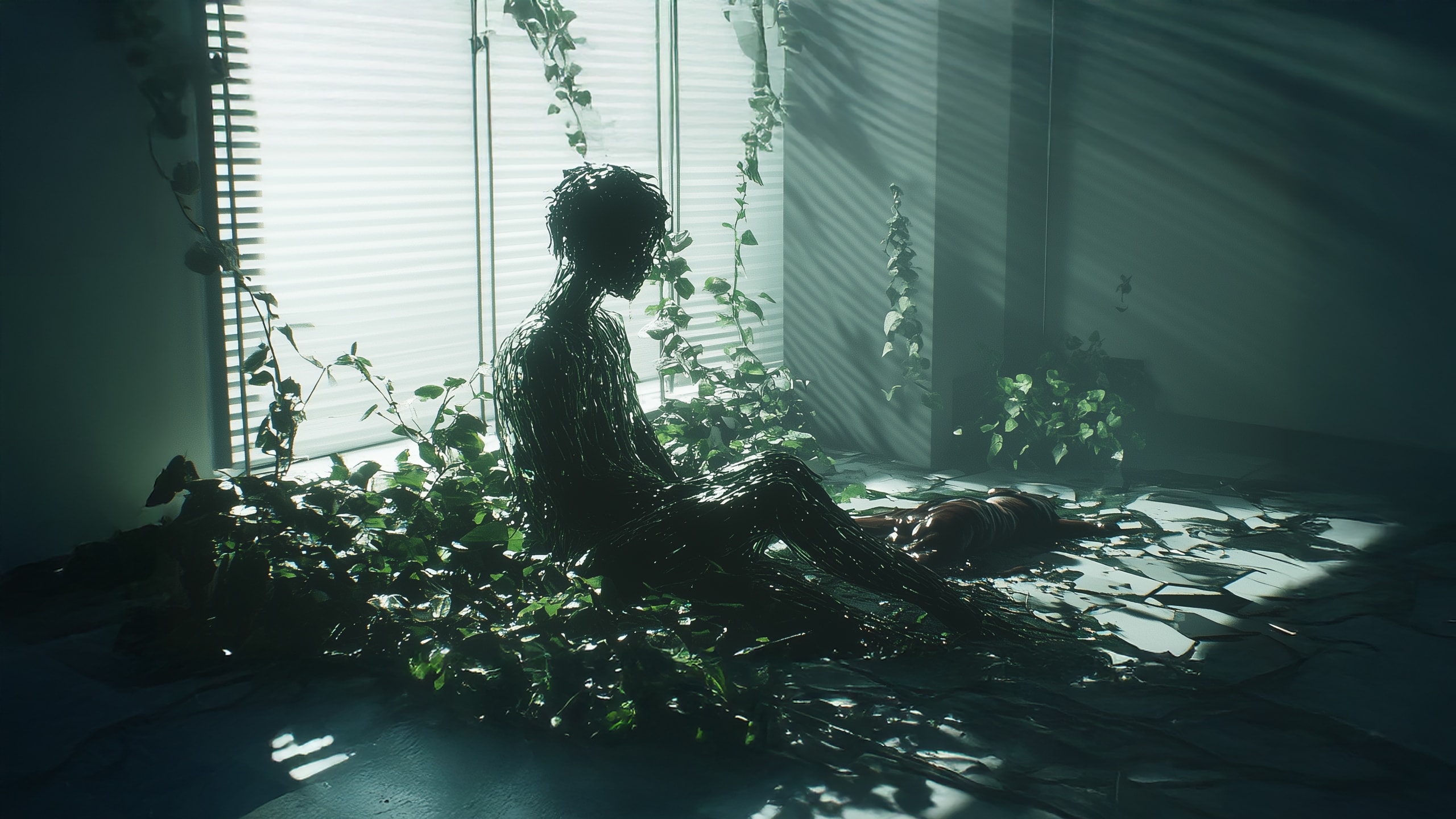 trapped wide artwork